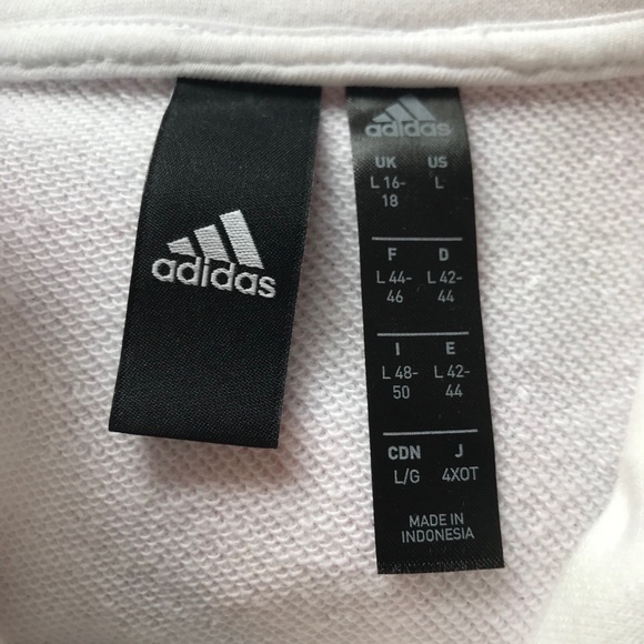Adidas White Sweat Jacket - Picture 4 of 7